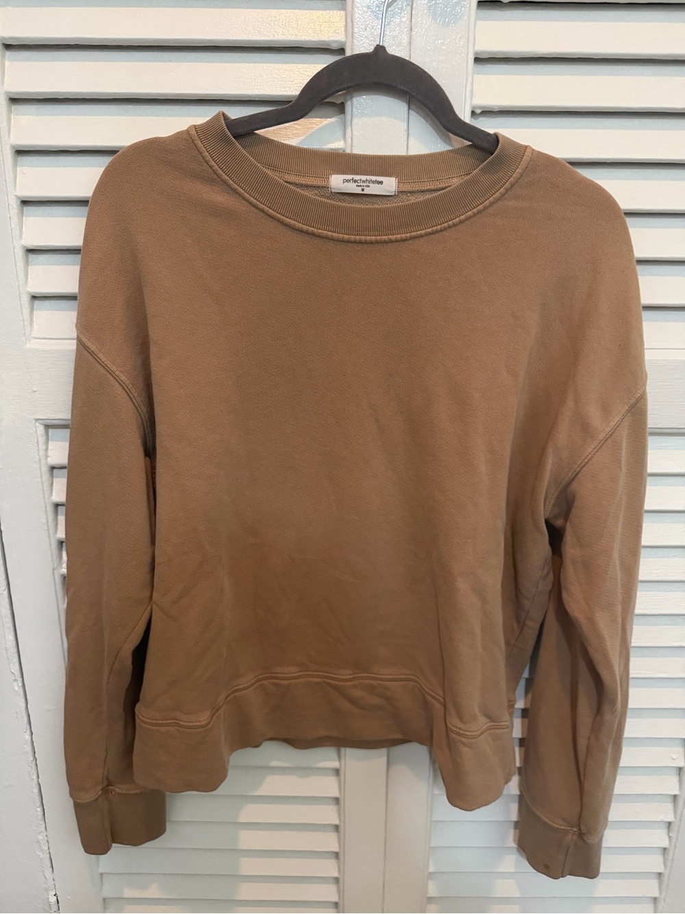 perfectwhitetee Relaxed Crewneck Sweatshirt - Brown